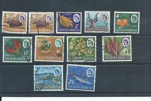 Southern Rhodesia stamps.  1964 series used 1d to 5s SG 93 - 103  (L741)