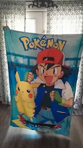 Pokemon Flannel Blanket Soft Warm Plush Fleece Throw Blanket for Kids 60*40'' - Picture 1 of 1