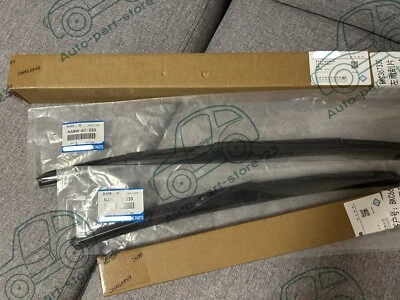 PAR GENUÍNO DE LÂMINAS DE LIMPADOR DE PARA-BRISA DIANTEIRO PARA 2016-2024 MAZDA MX-5 / MX-5 MIATA - Imagem 1 de 4