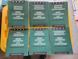 Set 6 2004 Chrysler 300M Service Shop Repair Manual Factory OEM_Nice SRT Hemi - Picture 1 of 1