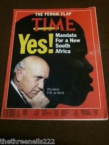 TIME MAGAZINE - SOUTH AFRICA - MARCH 30 1992 - Foto 1 di 1