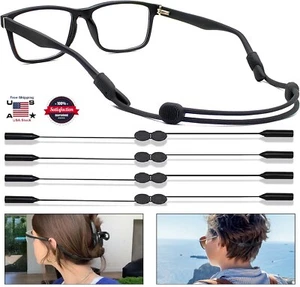 8× Sports Sunglasses Neck Cord Strap Eyeglass Glasses String Lanyard Holder US - Picture 1 of 15