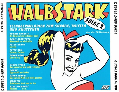 (2CD's) Halbstark - Folge 2 - Die Five Tops, Benny Quick, Bernd Spier, Manuela - Bild 1 von 2