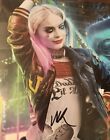 Margot Robbie / Harley Quinn Sexy Grin Signed Autograph 8x10 Photo