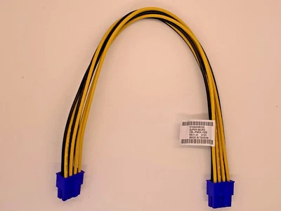 Supermicro CBL-PWEX-1028 8 Pin CPU male to 8 Pin CPU male 30cm Power Cable - Image 1 of 2