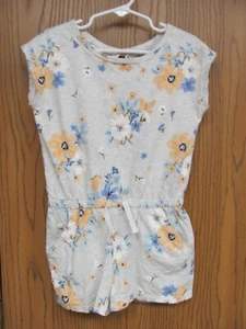 Carter's Kid Little Girl's One Piece Floral Romper Size 6/6X - Picture 1 of 3