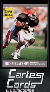 Michael Jackson 1991 Ultra Update #U-16 Cleveland Browns RC Rookie - Picture 1 of 2