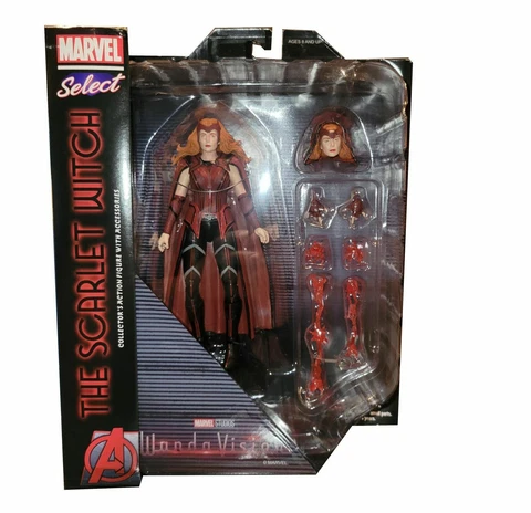 Marvel Select WandaVision Scarlet Witch Action Figure- New In Hand 31D Cover