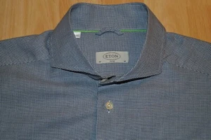 ETON langarm Hemd KW 39 - M slim blau - Bild 1 von 6