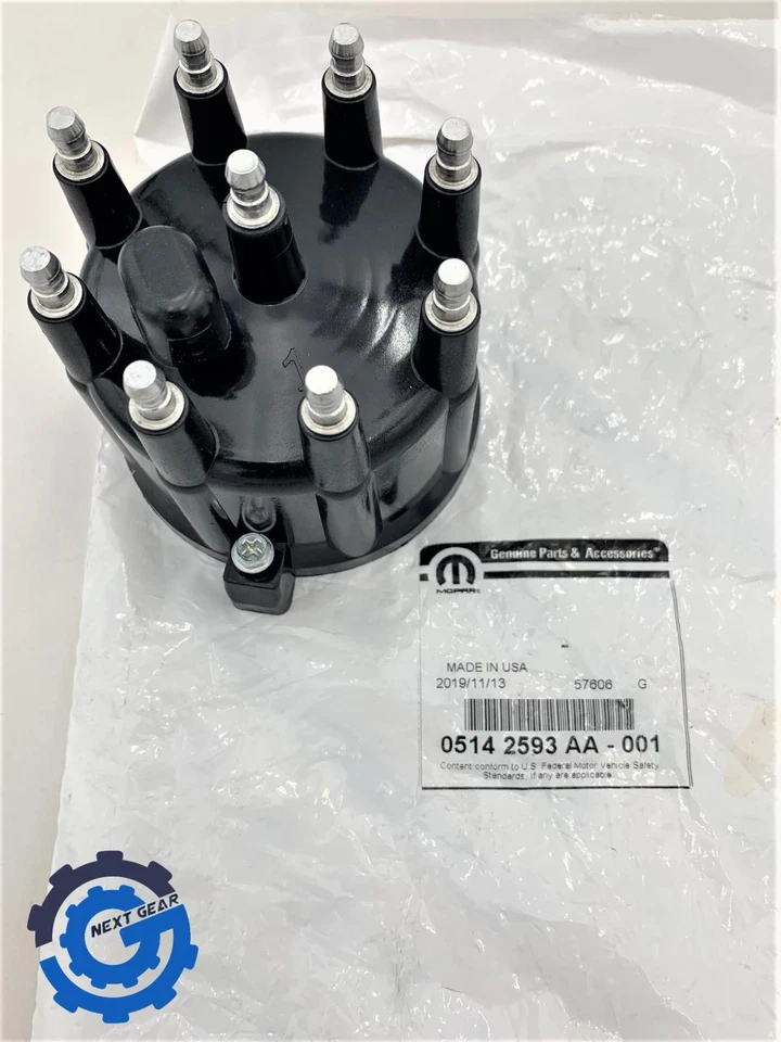 NUEVA tapa de distribuidor Mopar para Cherokee Gr Cherokee Wrangler 1994-1999 05142593AA Foto 1 de 4