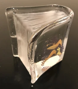KOSTA BODA GLASS ART CATWALK BOOK SCULPTURE SIGNED KJELL ENGMAN LIMITED EDITION - Picture 1 of 6