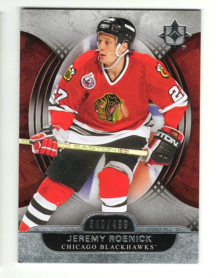 2013-14 Ultimate Collection Jeremy Roenick Card #3 chicago Blackhawks 349/499 - Image 1 of 2