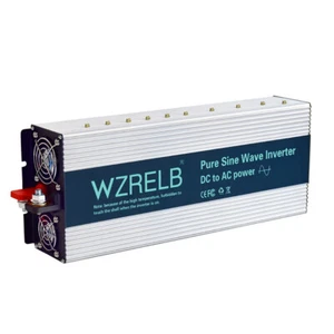 Pure Sine Wave Inverter 4000W 12V to 120V Power Home Solar System Camp Motor Car - Picture 1 of 8