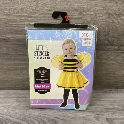 Fantasia Little Stinger Baby Bee - Bebê 0-6 meses - Frete grátis! - Imagem 1 de 1