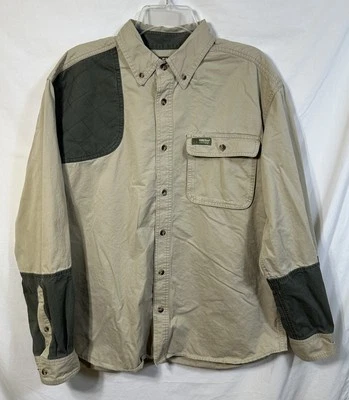Gander Mountain Men's Medium Shooting Shirt Padded Shoulder Duck Hunting 2A NRA - Image 1 of 4