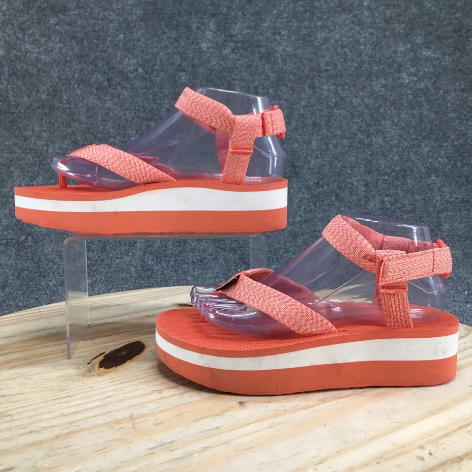 Sandalias Teva para mujer 8 formas planas universales senderismo rosa cuña cómoda SN 1008843 Foto 1 de 4