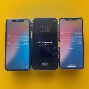 Lot Of iPhones 2 iPhone XR, 12 Pro AS IS FOR PARTS - Afbeelding 1 van 6