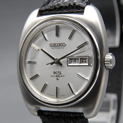 [EXC+5] Vintage KING SEIKO Hi-BEAT 5626-7070 KS 36mm Silver Dial AT Men's Watch - Image 1 of 4