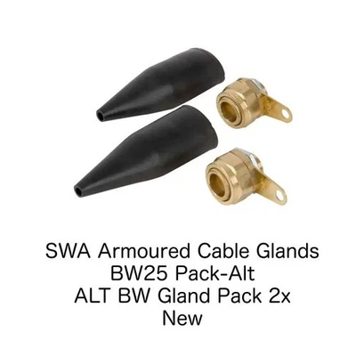 SWA BW25 Cable Glands | Pack Of 2 | Indoor | ALT BW | Brass - Image 1 of 4