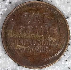 1930 Lincoln Wheat Cent Woody Improper Alloy Mix Error Penny Wood Grain - Picture 1 of 4