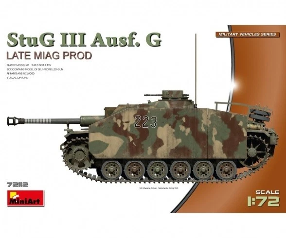 Miniart 72112 - 1:72 - StuG III Ausf. G MIAG Tardo. Prod. - Nuovo - Immagine 1 di 1