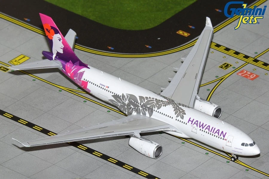 JC WINGS HAWAIIAN AIRLINES AIRBUS A330-200 1:400 DIECAST GJHAL2298 IN STOCK - Image 1 of 1