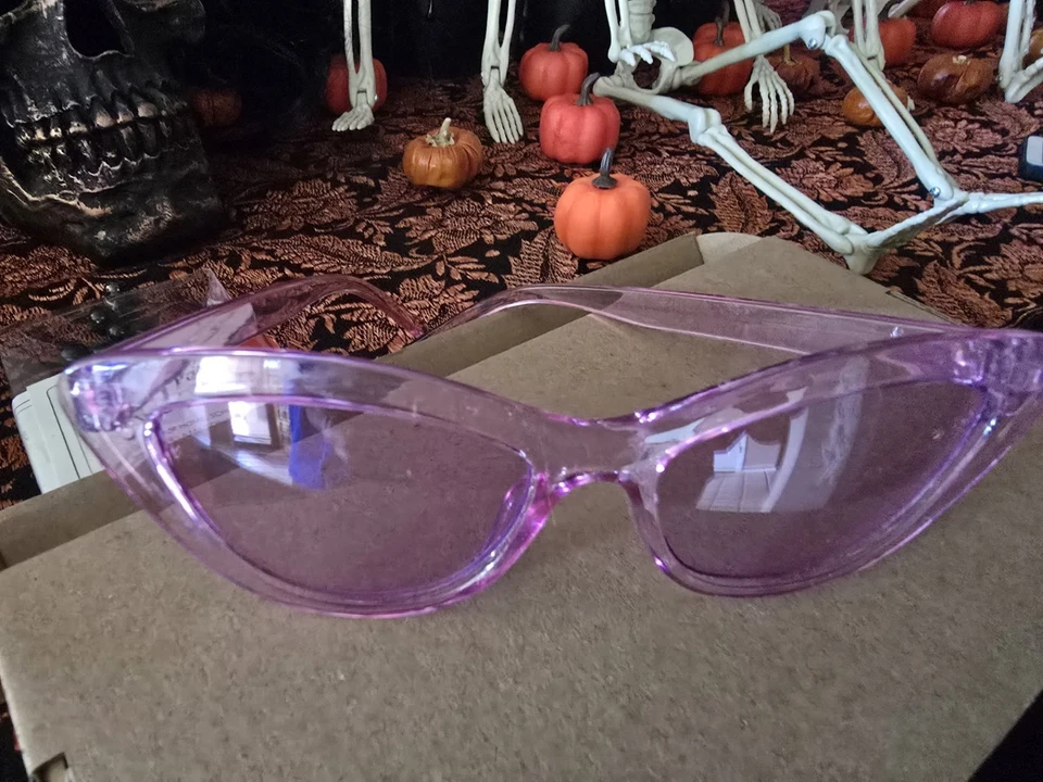 Gafas de sol años 80 - Monturas de color y lentes a juego - Accesorio de disfraz - Púrpura Foto 1 de 1