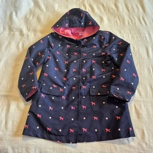 Gymboree girls size 7/8 or Medium Puppy flower Cowgirls at Heart line rain coat - Picture 1 of 5