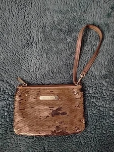 MICHAEL KORS Sequin Wristlet Wallet Clutch Women's  - Picture 1 of 4