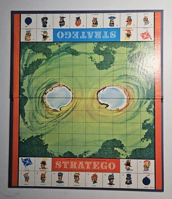复古 Milton Bradley 棋盘游戏 Stratego 1963 完整 — 第 1/4 张图片