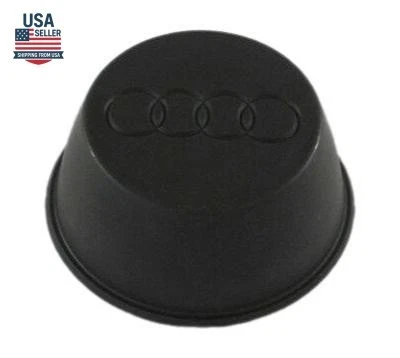 Audi 100 C2 C3 80 B3 1977-1994 Steel Wheel Center Hub Black Cap 88mm - Image 1 of 2
