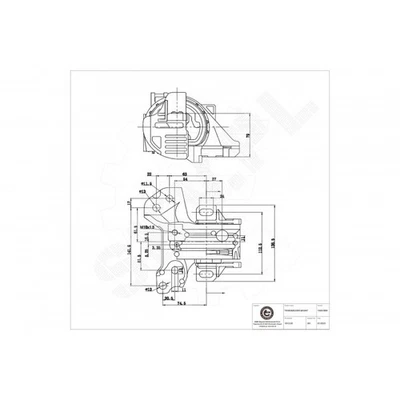 Pour Citroën C5 C6 Peugeot 407 1813G9 Support de Boite de Vitesses - Photo 1/4