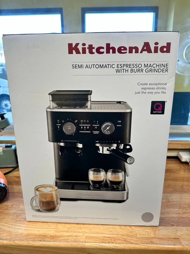KitchenAid Semi-Automatic Espresso Machine w/ Burr Grinder 2.5L KES6551SX