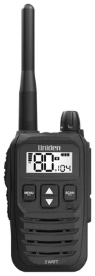 Uniden UH825 - 2 Watt UHF Handheld 2-Way Radio - image 1 of 4