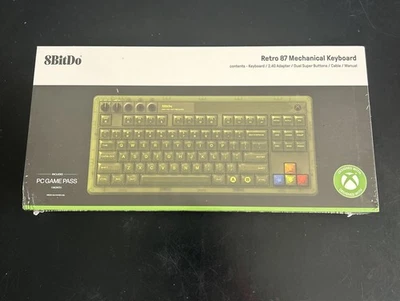 8BitDo Retro 87 Mechanical Gaming Keyboard (Windows & Android) - Xbox Ed. - NEW - Image 1 of 4