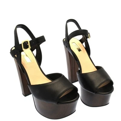 Moda Sandali Guess Donna Nero Taglia 38 - FLDE21LEA03-BLACK-38 Foto 1 de 4