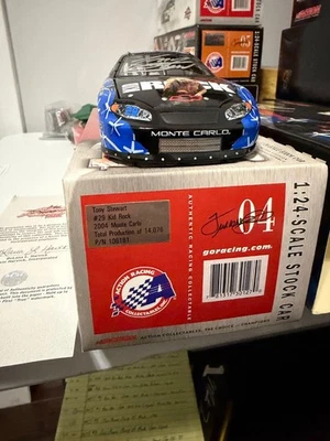*Doble firmado* Tony Stewart y Kevin Harvick 2004 #29 Kid Rock Monte Carlo 1/24 Foto 1 de 4