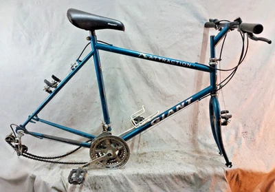 1998 Giant Attraction MTB Bike Frame Set X-Large Hardtail Rigid Chromoly Steel ~ - Image 1 of 4