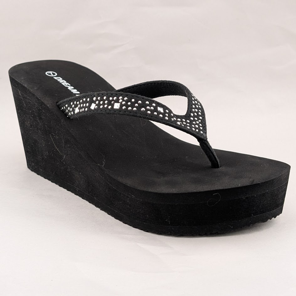 M Flip Flop High (3-3.9 in) Heel Height Sandals for Women
