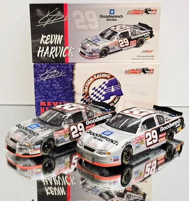 Kevin Harvick 2002 Goodwrench estándar y carrocería transparente combo oferta 1/24 acción Foto 1 de 4
