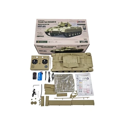 1/16 RC Military Tank CoolBank Crusader MK III Wireless Control Model RTR Light - Image 1 of 4