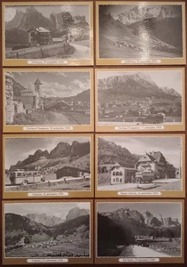 8 cartoline Dolomiti lotto Cortina d'Ampezzo Canazei Trentino postcard lot - Foto 1 di 1