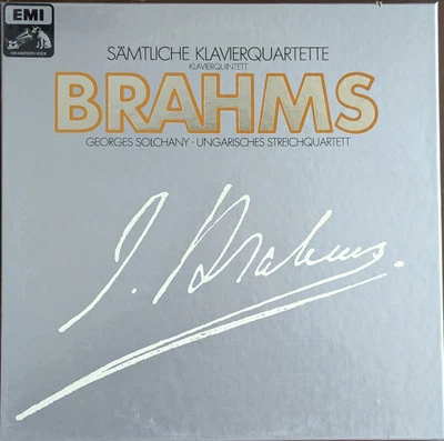 JOHANNES BRAHMS/COMPLETE QUARTETSPIANO QUINTET/SOLCHANY  - Image 1 of 4