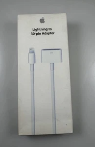 NEW in box Original Apple Lightning to 30-pin Adapter Cable for iPhone iPod iPad - Picture 1 of 2
