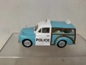 MORRIS MINOR TRAVELLER POLICE UK 1:43 CORGI NO BOX - Imagen 1 de 5