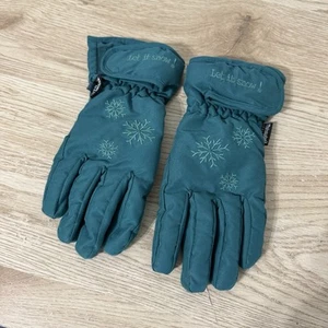 Thinsulate Let it Snow Teal Damen Gr. M Winterhandschuhe bestickt Schneeflocken - Bild 1 von 12
