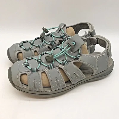 BASS Coral Womens 8M Outdoor Water Sandal Hiking Adjustable Lace Lock Sport Shoe - Image 1 of 4