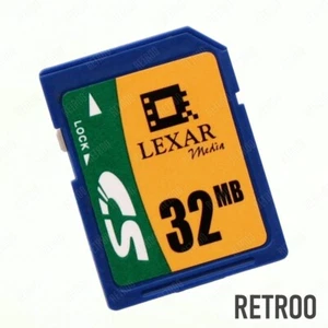 Lexar Media SD 32MB Memory Card Secure Digital Mobile Phone/Camera Blue SD032 - Picture 1 of 2