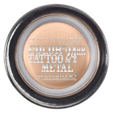 Maybelline Eyestudio Color Tattoo Metal 24hr Cream GEL Shadow Barely Branded