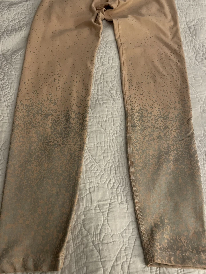 Beyond Yoga Alloy Ombre High Waisted Leggings Blush Pink Silver Speckle Size M Foto 1 de 4